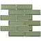Ackland Rivella Kairo 12 in. x 12 in. Glossy Beveled Glass Subway Mosaic Wall Tile, 10PK AKM-G-RIKA2X6BSW-CA - alternate 5